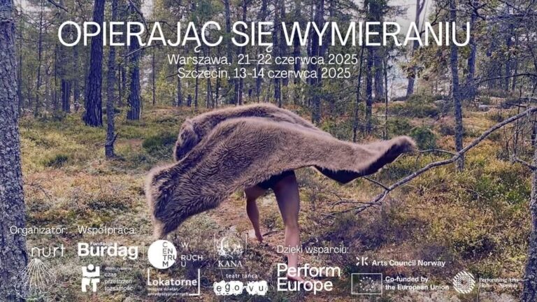 Plakat projektu Opierając się Wymieraniu